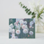 Zerbrochene Blume Postkarte (Stehend Vorderseite)