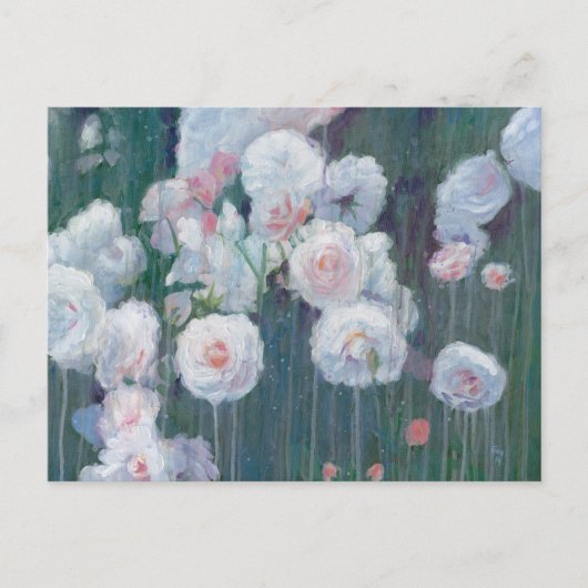 Zerbrochene Blume Postkarte (Vorderseite)