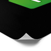 Zerbrochene Buntstifte Poster (Ecke)