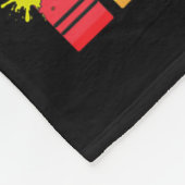 Zerbrochene Crayons immer noch Farbenbewusstsein f Fleecedecke (Ecke)
