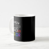 Zerbrochene Crayons immer noch Farbenbewusstsein f Kaffeetasse (Vorderseite Links)