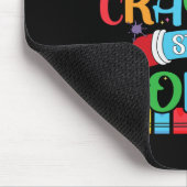 Zerbrochene Crayons immer noch Farbenbewusstsein f Mousepad (Ecke)