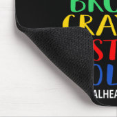 Zerbrochene Crayons immer noch Farbenbewusstsein f Mousepad (Ecke)