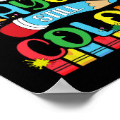 Zerbrochene Crayons immer noch Farbenbewusstsein f Poster (Ecke)