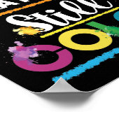Zerbrochene Crayons immer noch Farbenbewusstsein f Poster (Ecke)