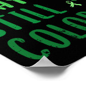Zerbrochene Crayons immer noch Farbenbewusstsein f Poster (Ecke)
