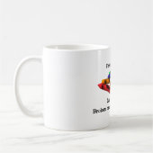 Zerbrochene Crayons Klassische Tasse (Links)