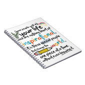 Zerbrochene Crayons Standfarbe Notizblock (Rechte Seite)