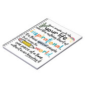 Zerbrochene Crayons Standfarbe Notizblock (Linke Seite)