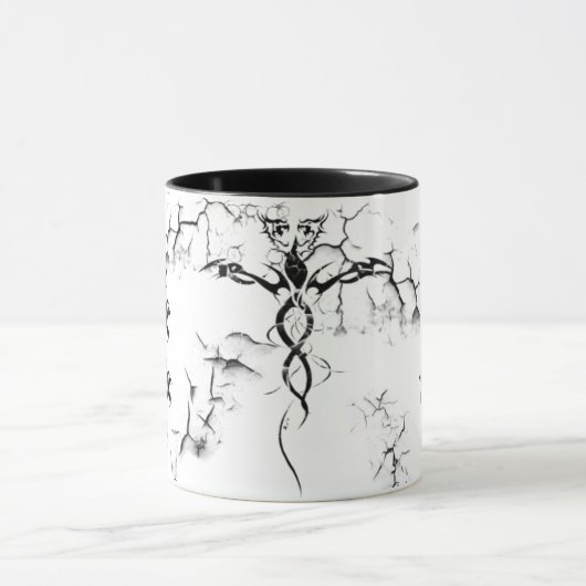 Zerbrochene Drachen Tasse (Zentrum)