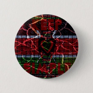 Zerbrochene Flagge: Einfachheit bewahren - Keniani Button