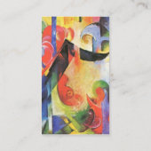 Zerbrochene Formen von Franz Marc alias Zerbrochen Visitenkarte (Rückseite)