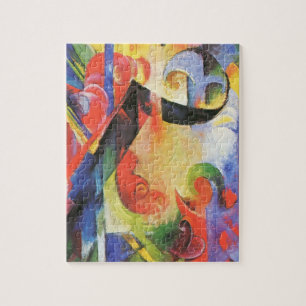 Zerbrochene Formen von Franz Marc, Vintage abstrak Puzzle