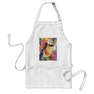 Zerbrochene Formen von Franz Marc, Vintage abstrak Schürze