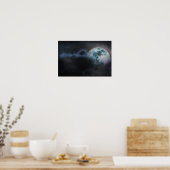 Zerbrochene Galaxie Poster (Küche)