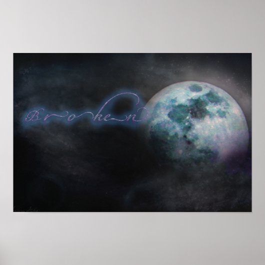 Zerbrochene Galaxie Poster (Vorne)