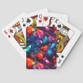 Zerbrochene Gemische Spielkarten (Rückseite)