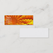 Zerbrochene Geometrie 3 Abstrakte Kunst Mini Visitenkarte (Vorne/Hinten)