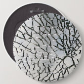 Zerbrochene Glasbeschaffenheit Button (Vorne & Hinten)