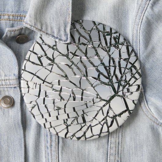 Zerbrochene Glasbeschaffenheit Button (Beispiel)