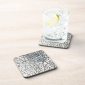 Zerbrochene Glasbeschaffenheit Getränkeuntersetzer (Rechte Seite)