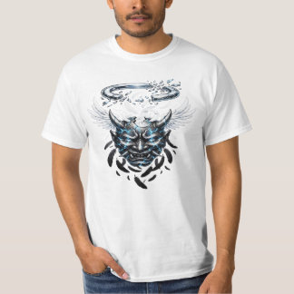Zerbrochene Halo-Oni-Maske – Dark Angel Streetwear T-Shirt