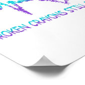 Zerbrochene Krebse - Vorsorge gegen Farbsuizide Poster (Ecke)