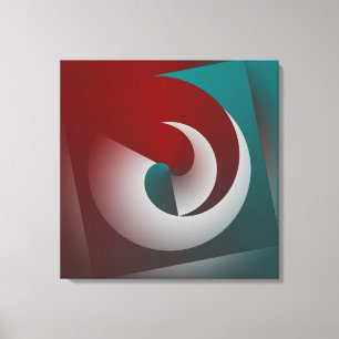 Zerbrochene Muschel Leinwanddruck