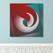 Zerbrochene Muschel Leinwanddruck (Insitu (Holzboden))