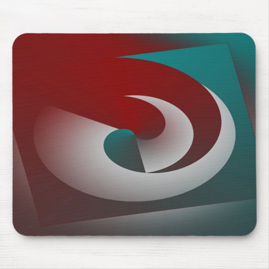Zerbrochene Muschel Mousepad (Vorne)