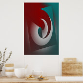 Zerbrochene Muschel Poster (Küche)