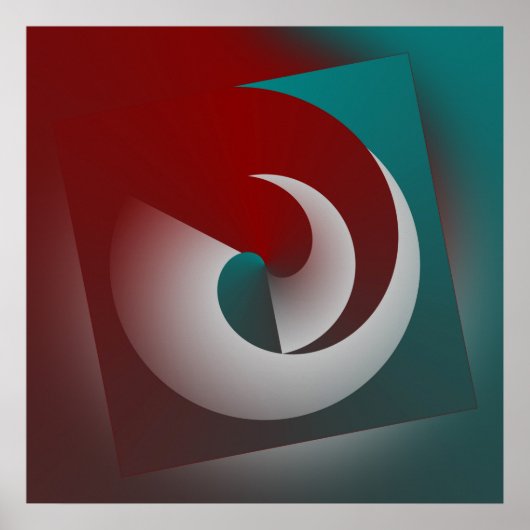 Zerbrochene Muschel Poster (Vorne)