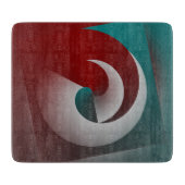 Zerbrochene Muschel Schneidebrett (Vorderseite)