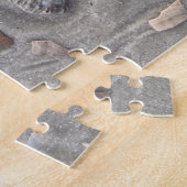 Zerbrochene Muscheln auf Cape San Blas, Florida Puzzle (Seite)