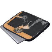Zerbrochene Perlenkette Laptopschutzhülle (Vorne Knopf)