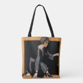 Zerbrochene Perlenkette Tasche (Rückseite)