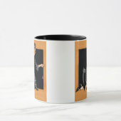Zerbrochene Perlenkette Tasse (Zentrum)