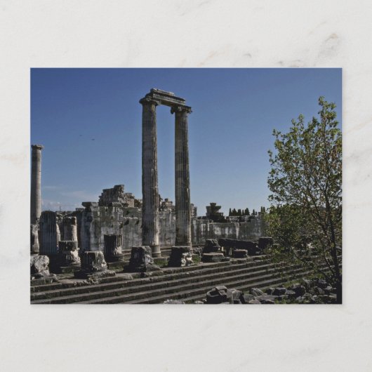 Zerbrochene Ruinen griechischen Stils Postkarte (Vorderseite)