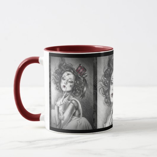 Zerbrochene Schönheits-Tasse gebrochene Tasse (Links)