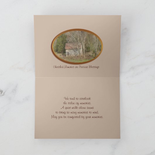 Zerbrochene Split Eisenbahnzaun - passen Sie jede  Karte (Innenseite)