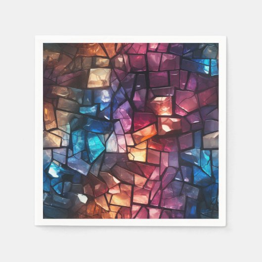 Zerbrochene Stücke Serviette (Vorderseite)