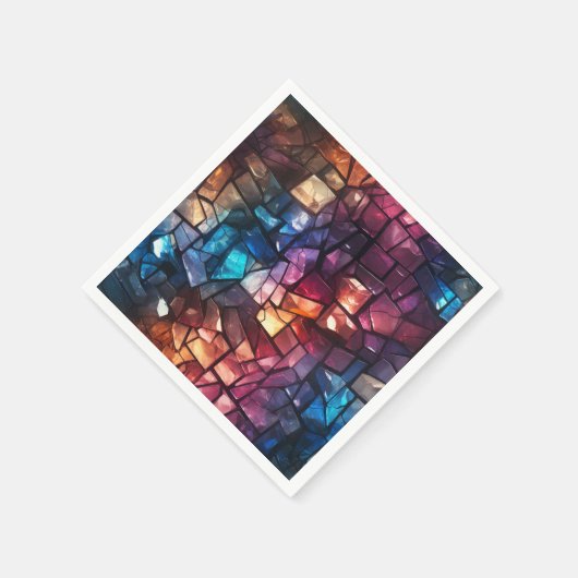 Zerbrochene Stücke Serviette (Ecke)