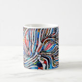 Zerbrochene Texturen: Verbleibte Glass Unity Kaffeetasse (Mittel)