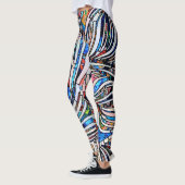 Zerbrochene Texturen: Verbleibte Glass Unity Leggings (Links)