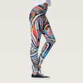 Zerbrochene Texturen: Verbleibte Glass Unity Leggings (Rechts)