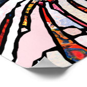 Zerbrochene Texturen: Verbleibte Glass Unity Poster (Ecke)