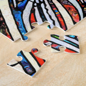 Zerbrochene Texturen: Verbleibte Glass Unity Puzzle (Seite)