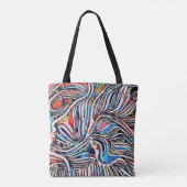 Zerbrochene Texturen: Verbleibte Glass Unity Tasche (Rückseite)