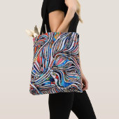 Zerbrochene Texturen: Verbleibte Glass Unity Tasche (Von Nahem)