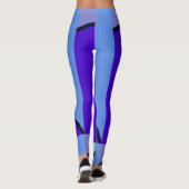 Zerbrochene Tile-Indigos-Leggings Leggings (Rückseite)